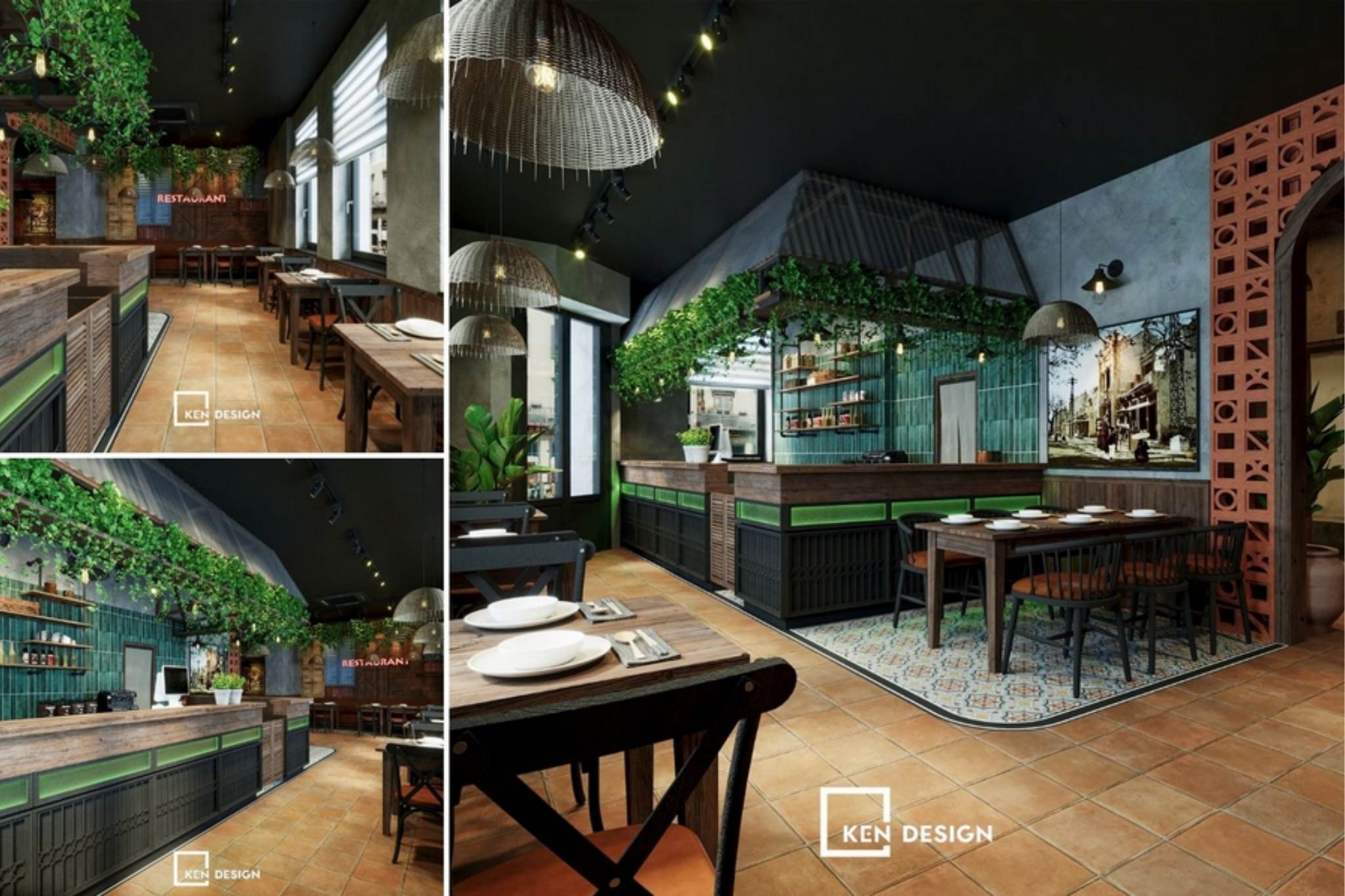 Nhà hàng Đức do Kendesign thiết kế, kiểm soát thi công